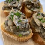 mushroom bruschetta