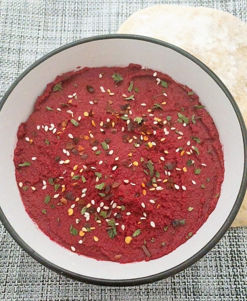 beetroot houmous