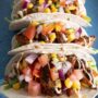 chicken and sweetcorn tacos