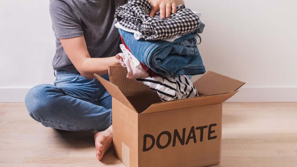 donating/selling clothes