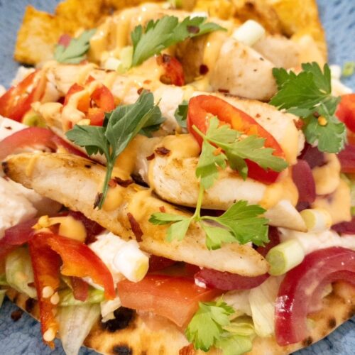 chicken flatbreads