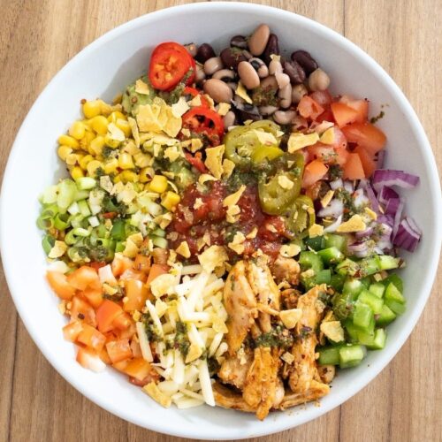 Mexican chicken buddha bowl