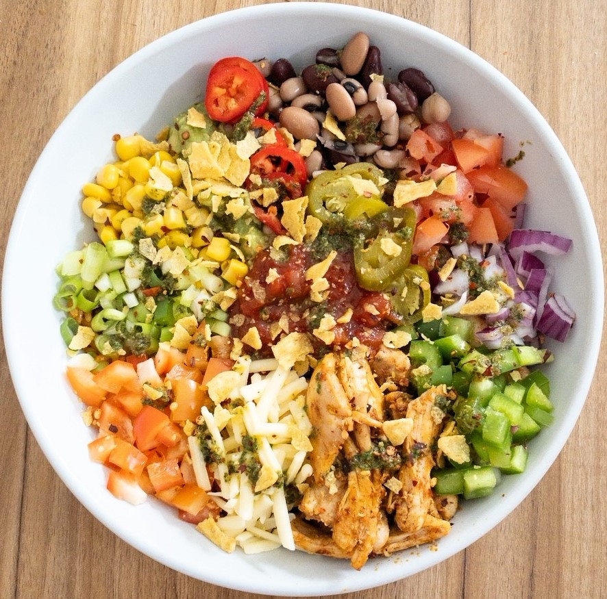 Mexican chicken buddha bowl