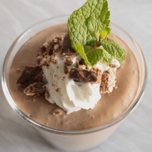 mint chocolate mousse