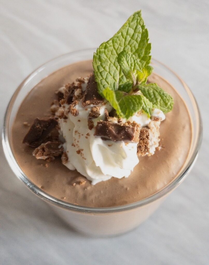 mint chocolate mousse