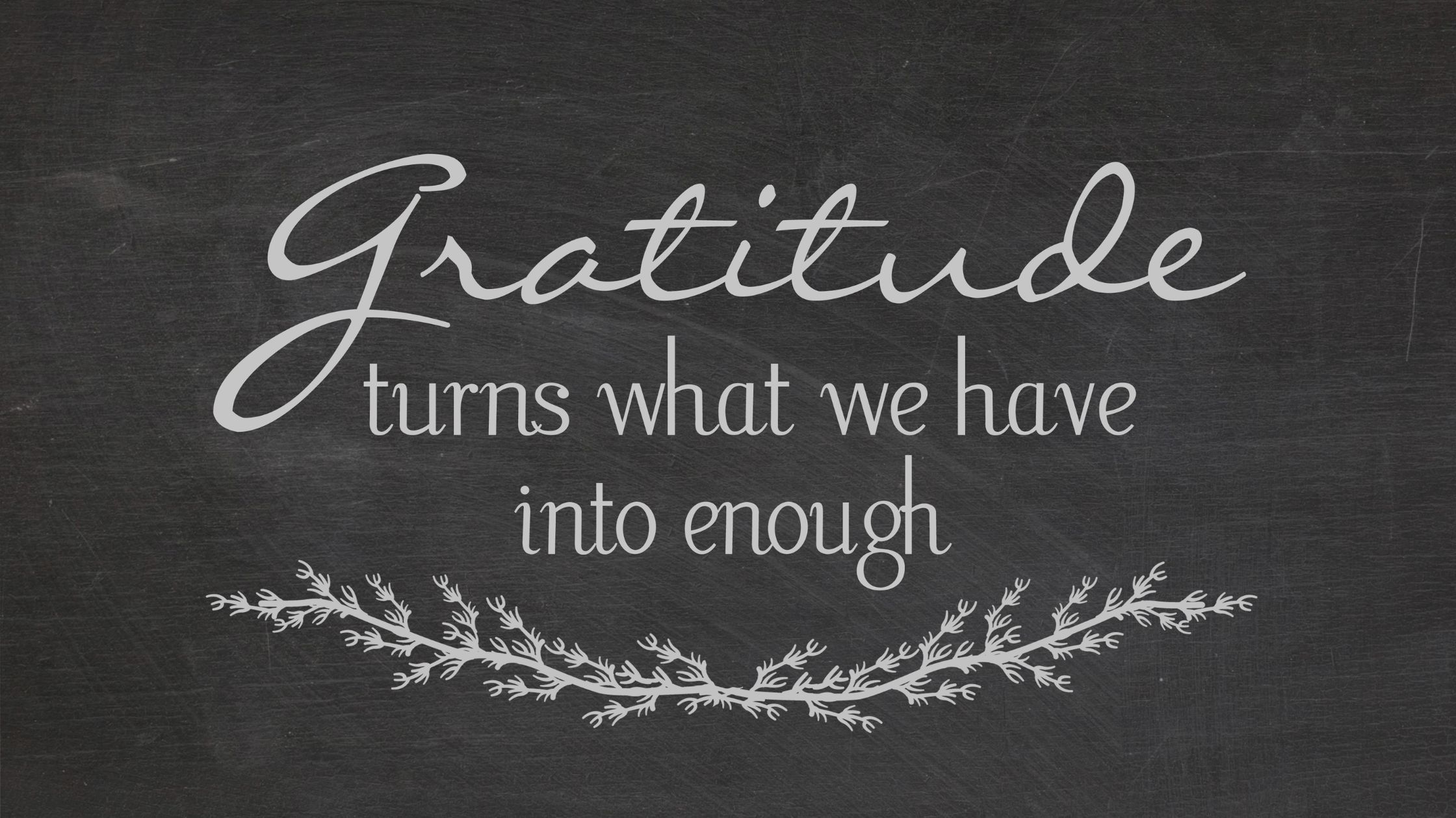 gratitude