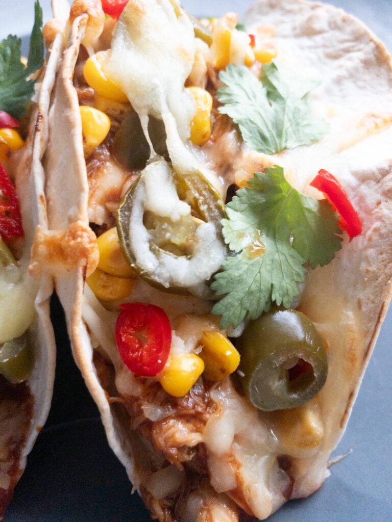 BBQ chicken tacos