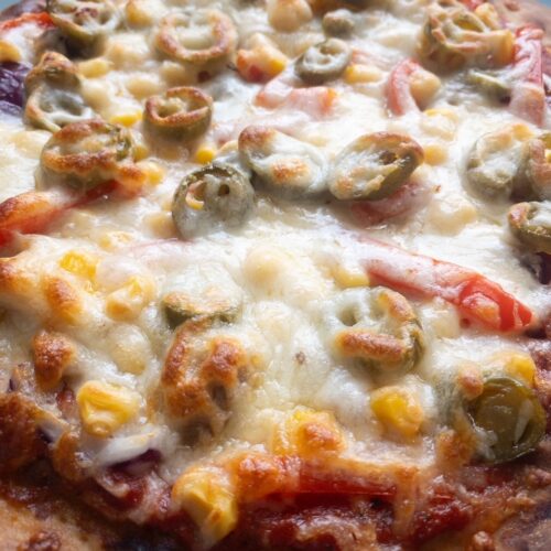 veggie hot pizza