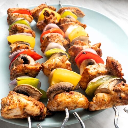 Mexican chicken skewers