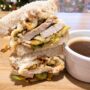 Christmas turkey sandwich