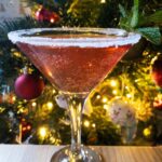 Christmas cocktail cranberry