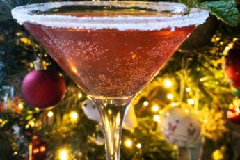 Christmas cocktail cranberry