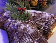 Christmas yule log