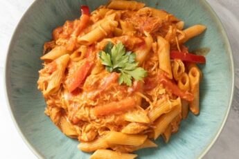 chicken and pepper pasta