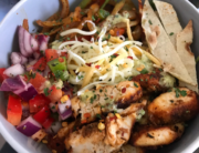 chicken fajita salad