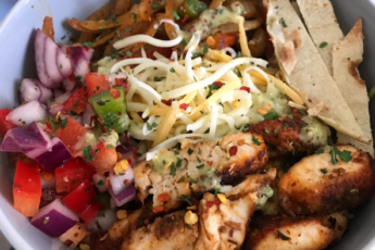 chicken fajita salad