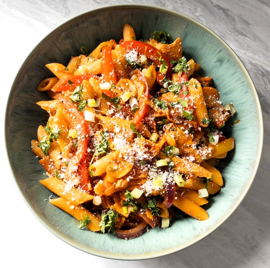 chicken fajita pasta