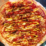 hot dog pizza