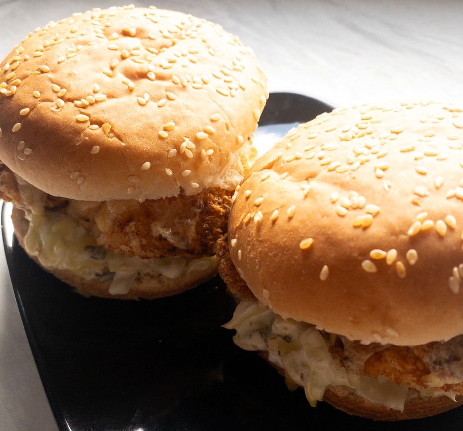 crispy chicken burger