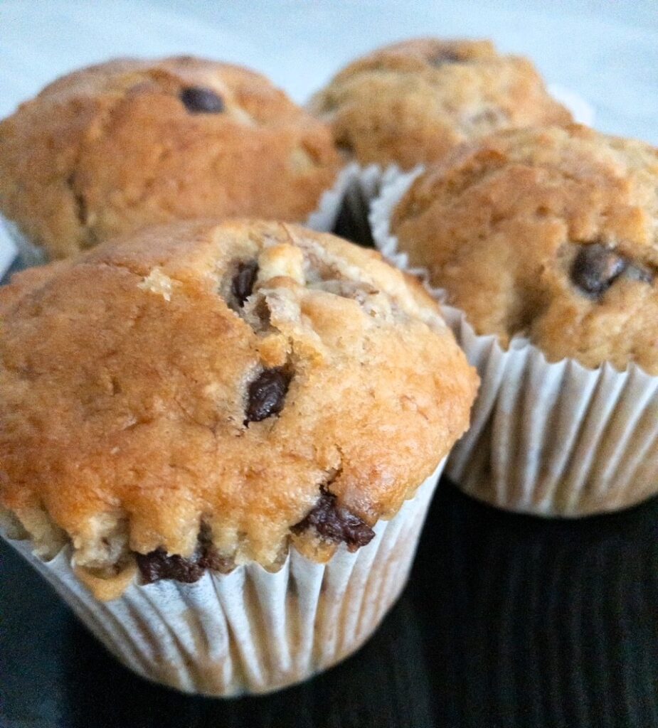 banana chocolate chip muffins