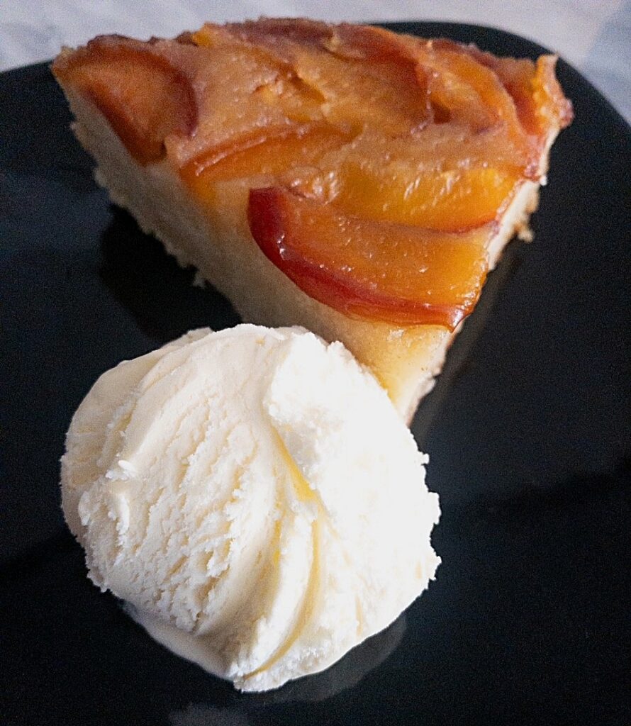 Upside-Down Nectarine Cake