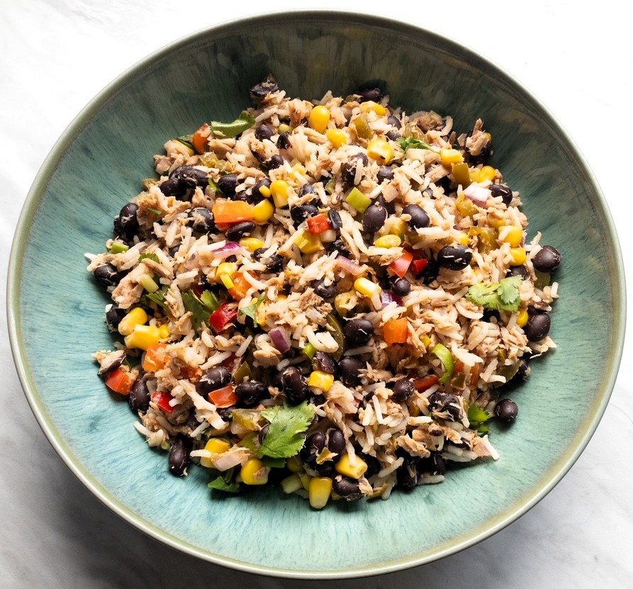bean and tuna rice
